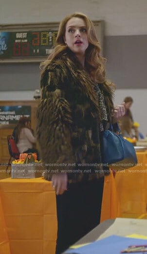 Fallon's fur coat on Dynasty