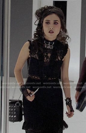 Nico's black lace dress on Marvel's Runaways