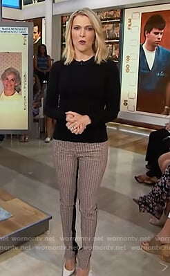 Megyn's plaid pants on Megyn Kelly Today