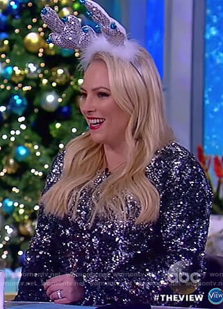 Meghan's sequin embellished top on The View