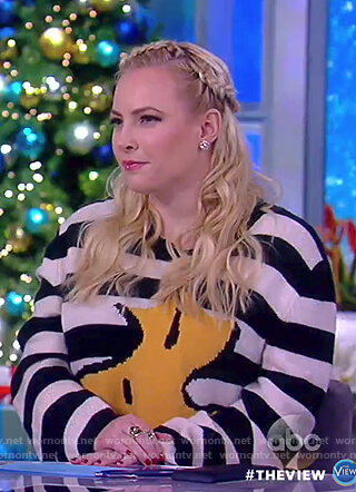 Meghan's striped Woodstock sweater on The View