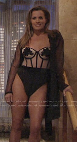 Chelsea's lingerie on The Young and the Restless