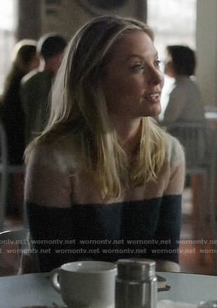 Jessie's striped sweater on Nashville