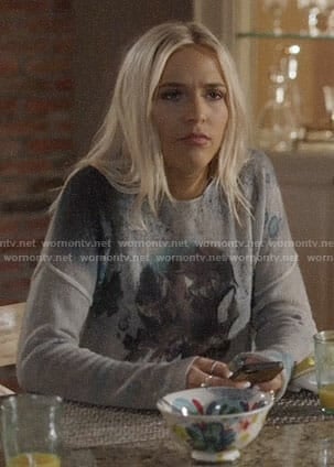 Maddie's skull sweater on Nashville