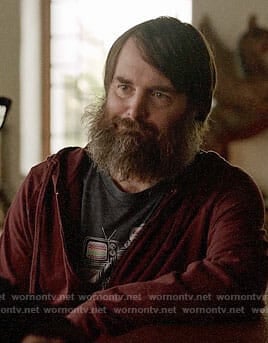 Tandy's TV print t-shirt on Last Man on Earth