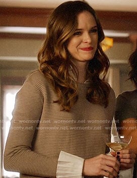 Caitlin's sweater dress on The Flash