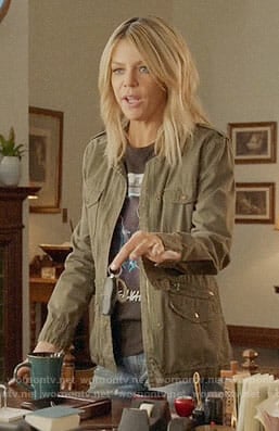 Mickey's army jacket on The Mick