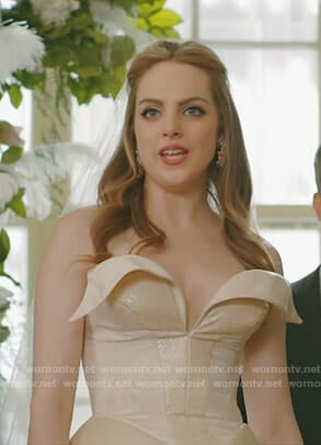 Fallon's wedding dress on Dynasty
