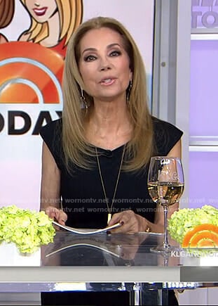 Kathie's black cap sleeve dress on Today