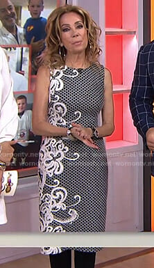 Kathie's side embroidered sheath dress on Today