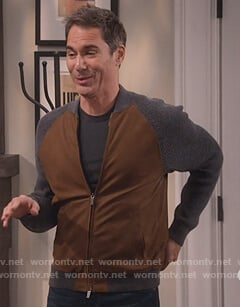 Will's two tone jacket on Will and Grace