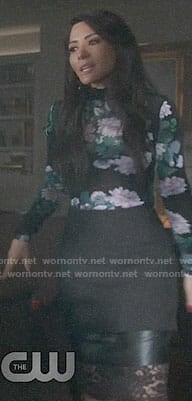 Hermione's floral turtleneck on Riverdale