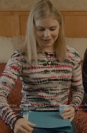 Liv's pink tie-dye top on iZombie