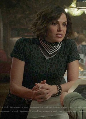 Roni's leopard print tee on Once Upon a Time