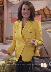 Karen's yellow blazer on Will and Grace