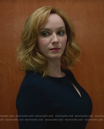 Beth's lace-up back sheath dress on Good Girls