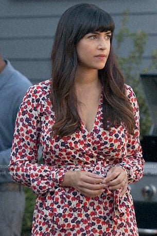 Cece's floral wrap maxi dress on New Girl