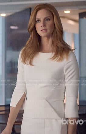 Donna's white dress on Suits