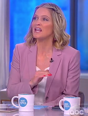Sara's pink blazer on The View