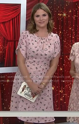 Jenna's pink floral dress on Today