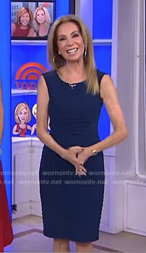 Kathie's navy bandage dress on Today