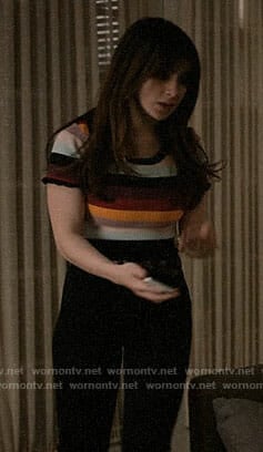 Ali's striped top on Madam Secretary