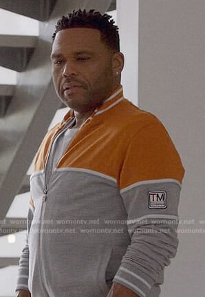 Andre's yellow and grey jacket on Black-ish