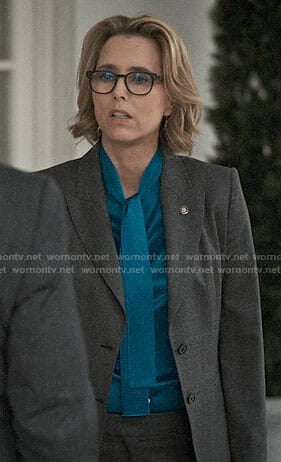 Ali's striped top on Madam Secretary