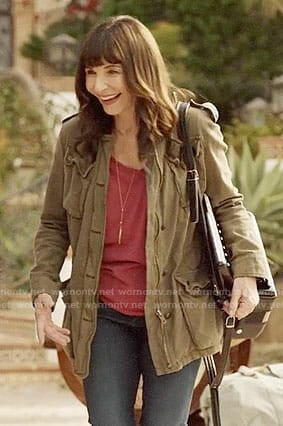 Gail's army jacket on Last Man on Earth