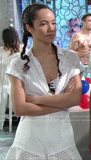 Mattie's Memorial Day outfit on The Young and the Restless