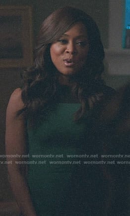 Sierra's green and black dress on Riverdale