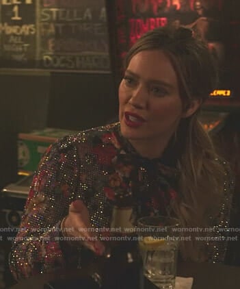 Kelsey's floral embellished blouse on Younger