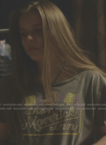 Daphne's grey The Maverick Inn tee on Nashville