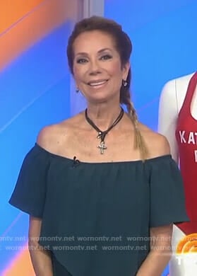 Kathie's off shoulder jumpsuit on Today