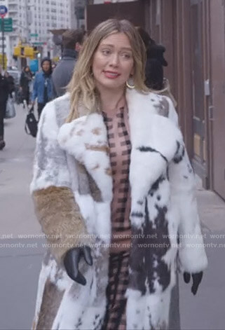 Kelsey's mixed fur coat on Younger