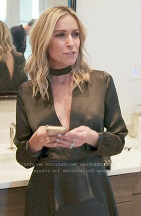 Kristin's wrap dress on Very Cavallari