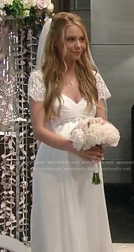 Nelle's wedding dress on General Hospital