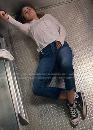 Patty's side stripe jeans on Insatiable