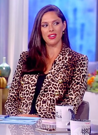 Abby's leopard print jacket on The View
