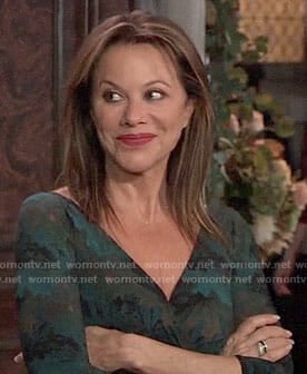 Alexis's green dress on General Hospital
