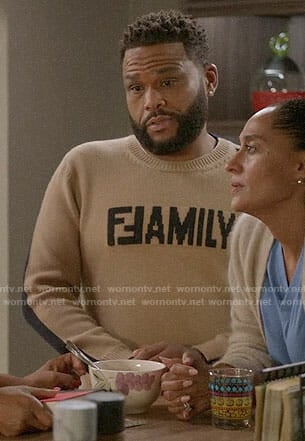 Andre's FAMILY sweater on Black-ish