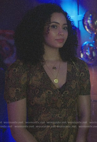Macy's paisley midi dress on Charmed
