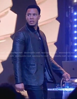 Andre's black leather jacket on Empire