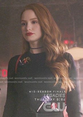 Cheryl's lollipop embellished sweater on Riverdale