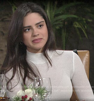 Lola's white top on The Young and the Restless