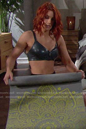 Sally's yoga outfit on The Bold and the Beautiful