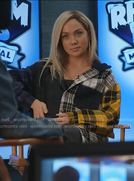 Star's patchwork plaid shirt on Star