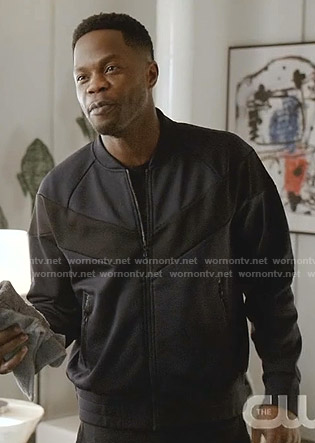 Jeff's colorblock zip-front jacket on Dynasty