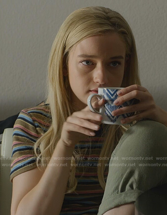 Terra's striped tee on Dirty John