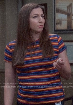 Gina's striped tee on Brooklyn Nine-Nine